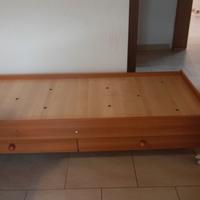 Letto Foppapedretti in legno allungabile 