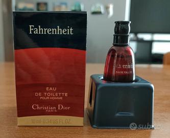 DIOR FAHRENHEIT MINIATURA 10 ML CON SCATOLA 1994
