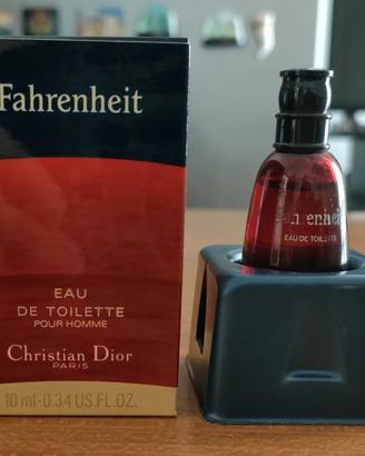DIOR FAHRENHEIT MINIATURA 10 ML CON SCATOLA 1994