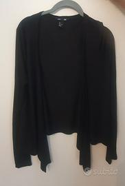 cardigan nero H&M, S