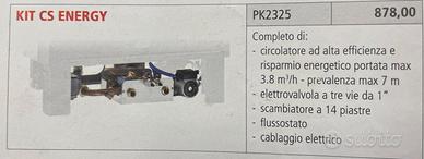 Kit acquacalda/riscaldamento Termocamino