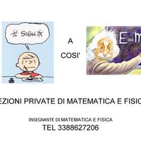 Lezioni private matematica e fisica