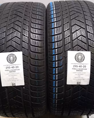 2 GOMME 295 40 20 PIRELLI A61624