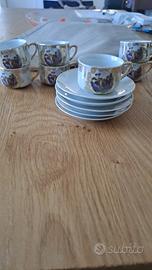 8 tazzine da caffe vintage