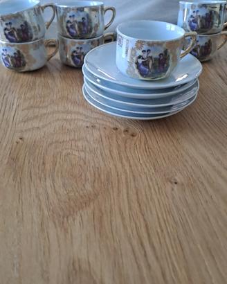 8 tazzine da caffe vintage