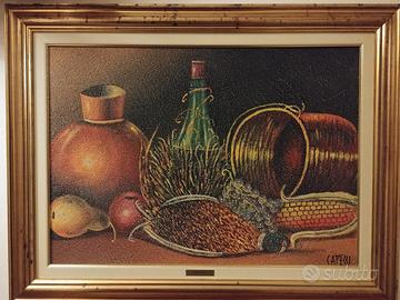 olio natura morta Renzo Capecci