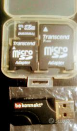 Micro Schede di Memoria + USB Bluetooth. Nuovi