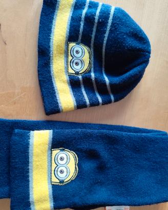 Set sciarpa e cappellino Minions