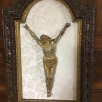 Scultura antica Lignea Cristo del 700