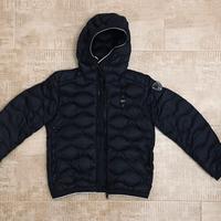 Piumino Blauer USA Nero con cappuccio taglia10anni