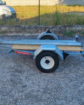Carrello portamoto monoslitta Satellite 