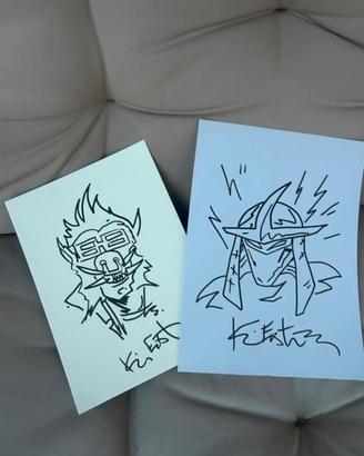 Autografo e sketch Kevin Eastman