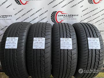 4 pneumatici 215/55 r17 ling long invernali 90%