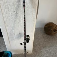 Canna da pesca+mulinello e cassetta