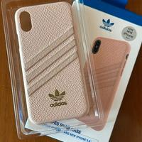 Cover in pelle rosa Adidas iPhone X Xs 5.8