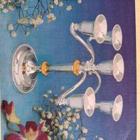 Candelabro silver plated
