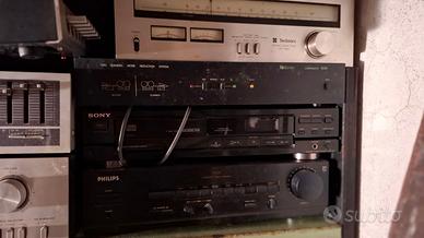 Sony CDP 190 lett di CD + Hiletron compandor 9026