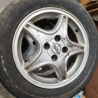 Set 4 Cerchi in Lega Opel 15" con Pneumatici