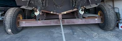 Carrello invaso quattro ruote + due sterzanti