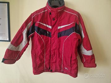 Giacca sci rossa per ragazzo/a