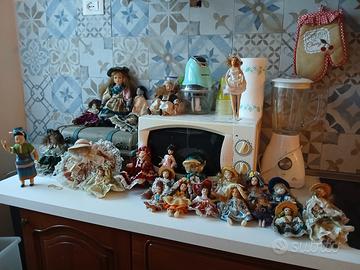 Bambole ceramica da collezione