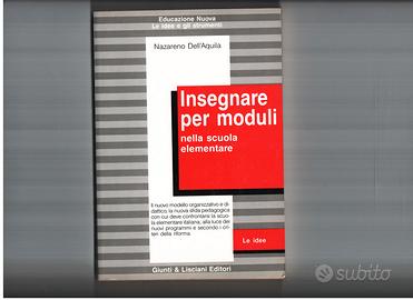 4 libri percorso didattica scuola elementare