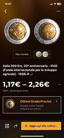Monete da 500 lire