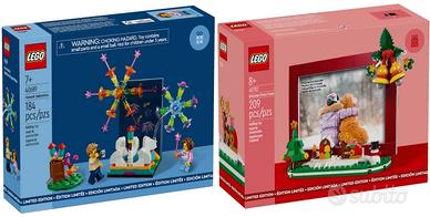 LEGO 40702 Cornice di Natale 40689 Fuochi d'artifi