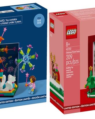 LEGO 40702 Cornice di Natale 40689 Fuochi d'artifi