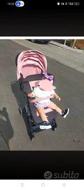 Passeggino leggero rosa