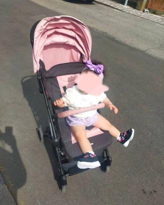 Passeggino leggero rosa