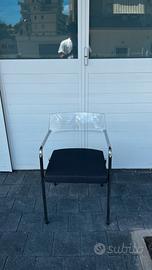 Sedie moderne imbottite con braccioli - come nuove