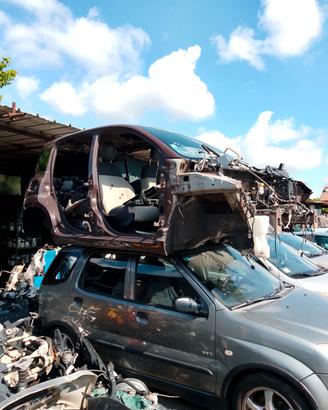 Scocca e sedili Fiat Panda