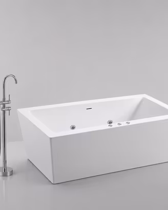 Vasca idromassaggio freestanding con rubinett IRIS