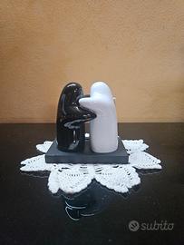 porta sale e porta pepe in ceramica 