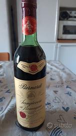 A collezionisti Bernardi San Giovese 1981 e Chivas