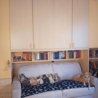 Armadio a ponte giallo