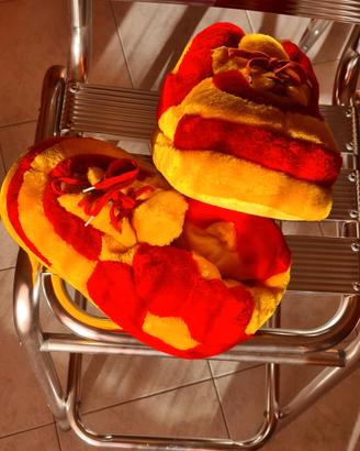 Babouches Pantofole in peluche della Roma
