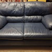 Divano in vera pelle pregiata 2 posti