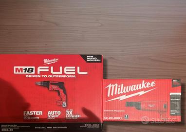 Avvitatore cartongesso caricatore viti Milwaukee