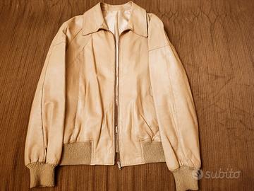 Giubbotto pelle vintage anni 80