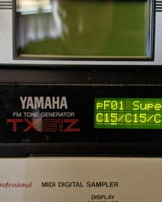 Yamaha TX81Z – Perfetto con manuali originali