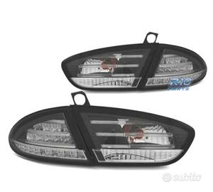 FANALI SEAT LEON 09-12 LED TIPO CELIS FONDO NERO