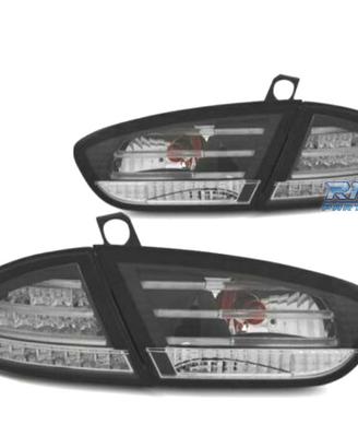 FANALI SEAT LEON 09-12 LED TIPO CELIS FONDO NERO