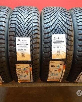 4 gomme 205 55 16 pirelli inv a4624