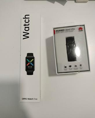 Oppo swatch free +huawei band 3 pro