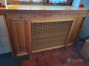 mobile copri termosifoni fatti in legno copritermo