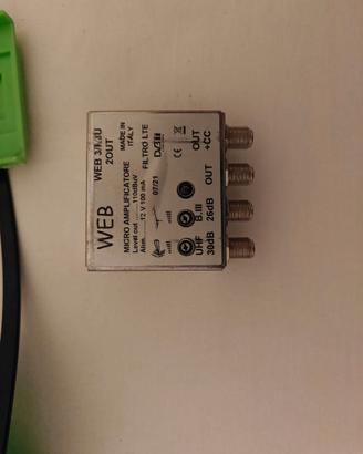 Amplificatore Antenna TV da palo Web3 / R3