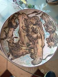 piatto decorativo Giuseppe Mazzotti albisola