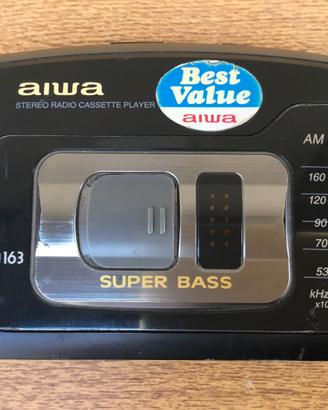 Lettore di musicassette AIWA HS-TA163 con radio